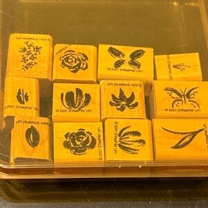 Vintage Flower Stamps | Stampin’ Up 2001